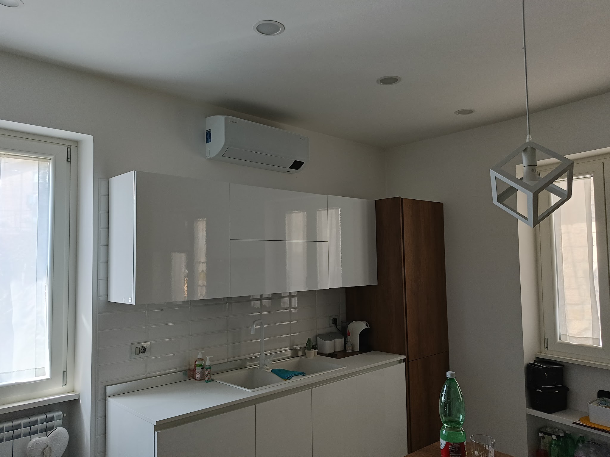 Climatizzazione in cucina.